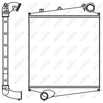 NRF Radiator fits Volvo FH16 NRF  - Dynamic Drive