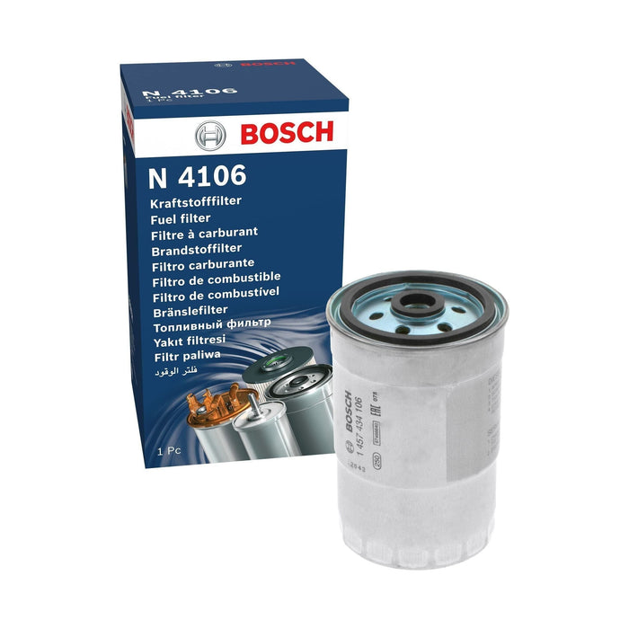 Genuine Bosch Car Fuel Filter N4106 fits Vauxhall Astra TD - 1.7 - 91-98 1457434