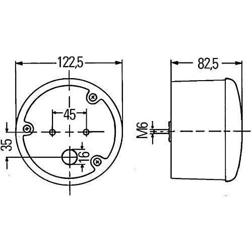 Hella Direction Indicator Halogen 12/24V 2BA 964 169-017 Hella  - Dynamic Drive