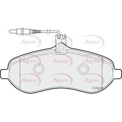 Apec Brake Pads Front Fits Citroen Dispatch Fiat Scudo Peugeot Expert T