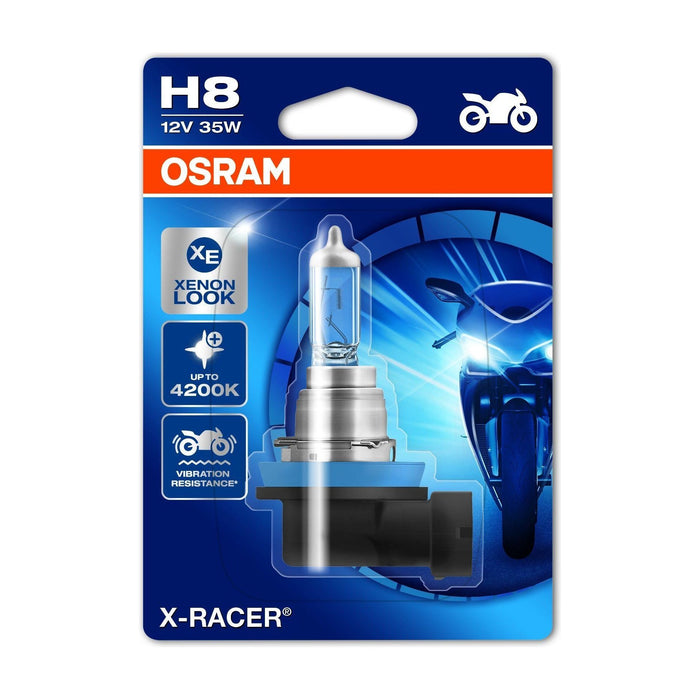 Osram 64212XR-01B Motorcycle Headlamp Bulb, 12 V, Blue/White Osram  - Dynamic Drive