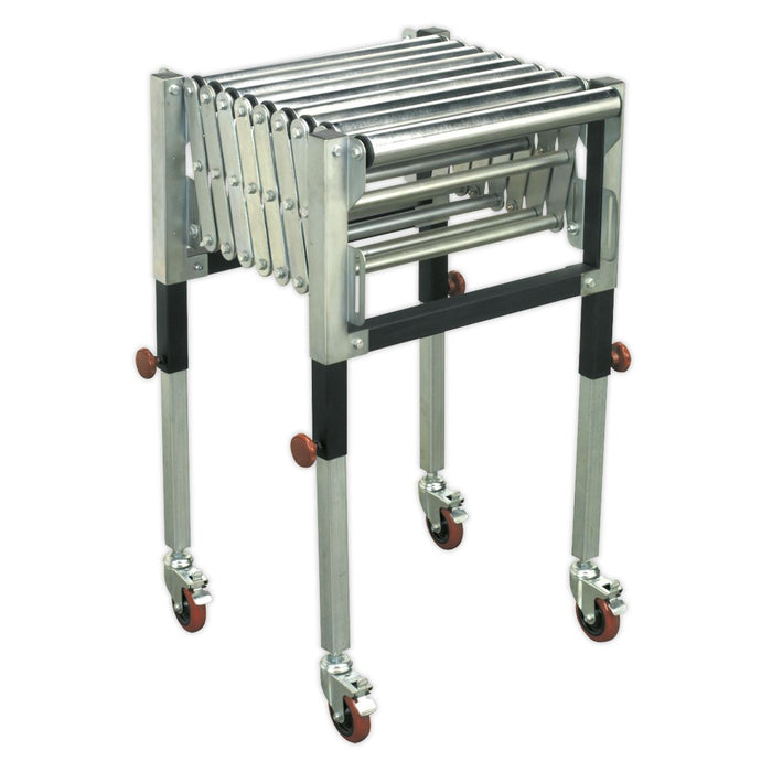 Sealey Adjustable Roller Stand 450-1300mm 130kg Capacity RS911F Sealey  - Dynamic Drive