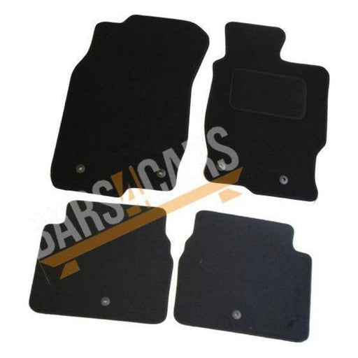 Tailored Red & Blue Trim Carpet Mats fits Mazda 6 08-13 + Clips 08 09 10 11 12 13 UKB4C  - Dynamic Drive