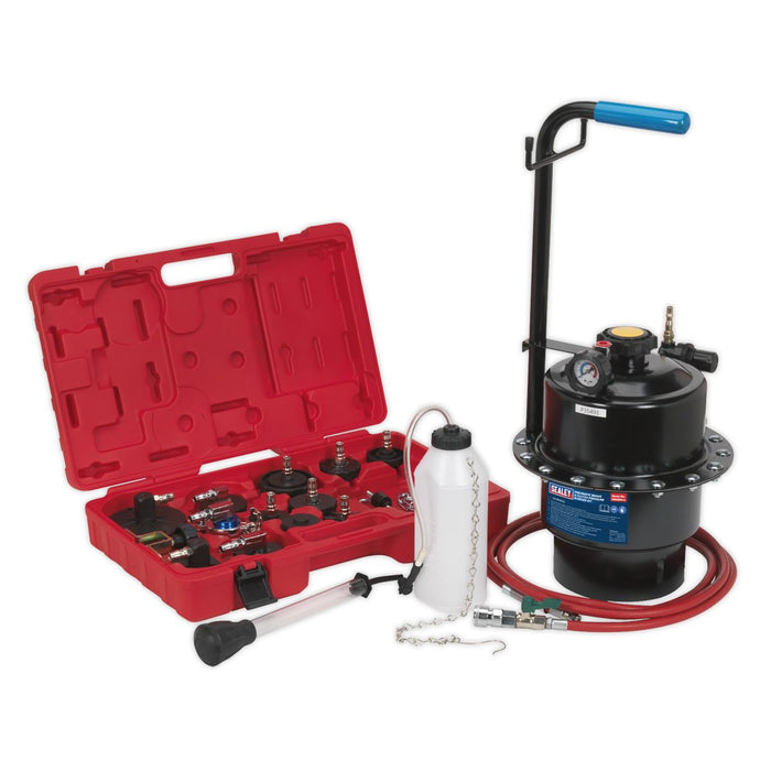 Sealey Pneumatic Brake & Clutch Pressure Bleeder Kit VS0204 Sealey  - Dynamic Drive