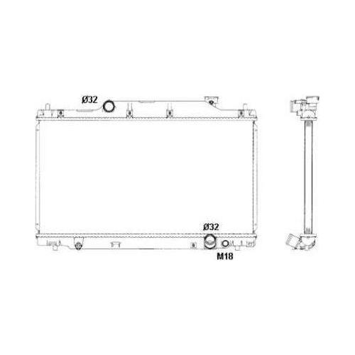 NRF Radiator 53439 NRF  - Dynamic Drive