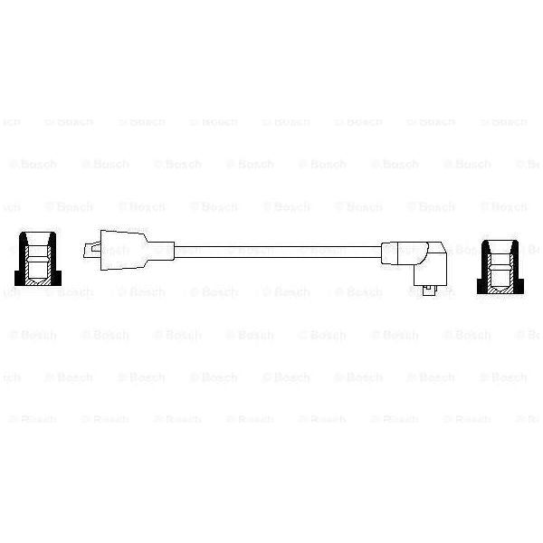 Genuine Bosch Ignition Lead Y40 fits MG B B GT - 1.8 - 65-80 0986356040