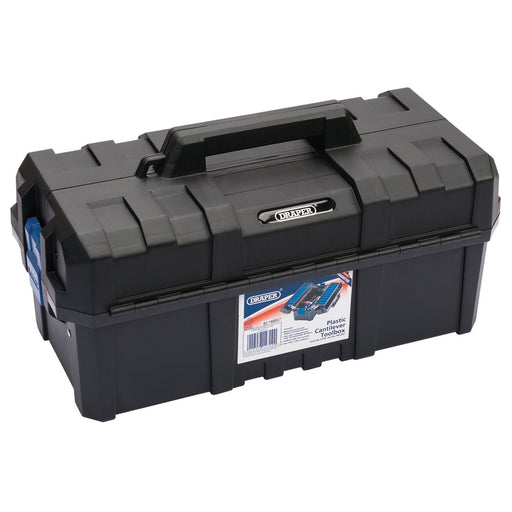 Draper Plastic Cantilever Toolbox, 454mm 14709 Draper  - Dynamic Drive