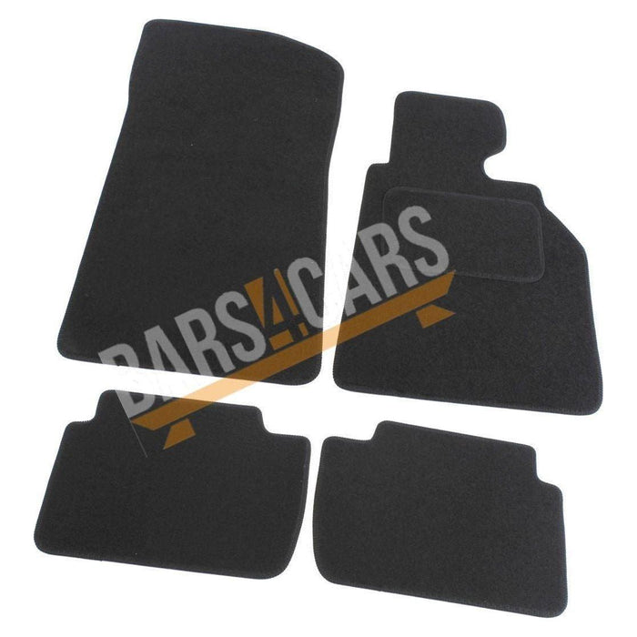 Fully Tailored Blue Yellow Trim Carpet Mats fits BMW E46 (3 Series) Coupe 2 Dr Set of 4 UKB4C  - Dynamic Drive