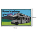 Motorhome Home Is Where You Park It Indoor Door Mat Washable 40 x 70cm C0051N Quest  - Dynamic Drive