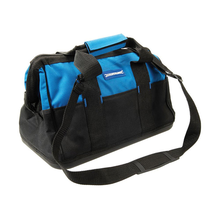 Silverline Tool Bag Hard Base Wide Mouth 400 x 200 x 300mm