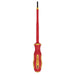 Draper XP1000 VDE Plain Slot Screwdriver, 3.0 x 100mm 64368 Draper  - Dynamic Drive