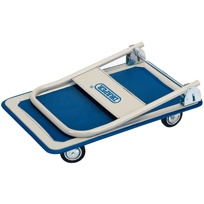 Draper Platform Trolley with Folding Handle, 630 x 480 x 850mm, 150kg 44005 Draper  - Dynamic Drive