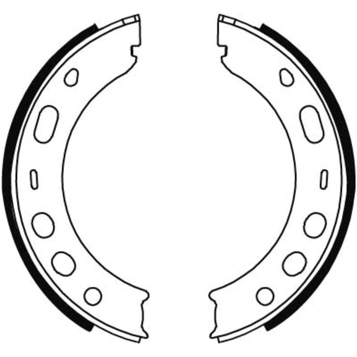 Genuine TRW Brake Shoes (R90) GS8706