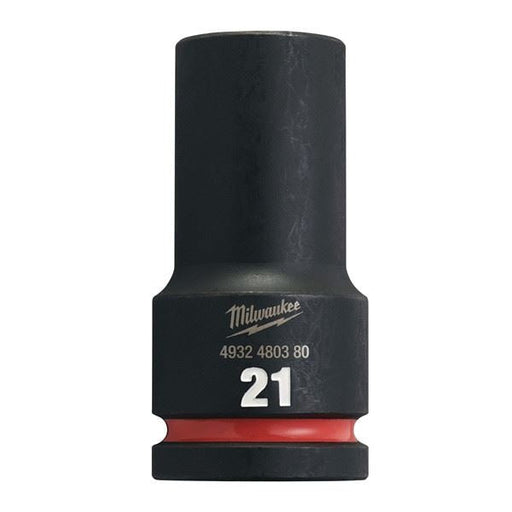 Milwaukee 21mm 3/4 Impact Socket Deep-1Pc Ne 4932480380 Milwaukee  - Dynamic Drive