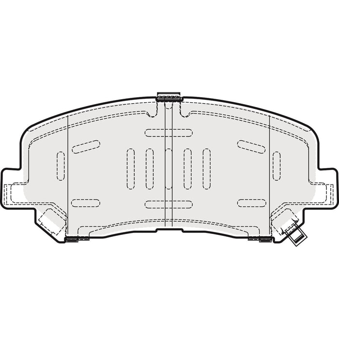 Genuine APEC Front Brake Discs & Pads Set Vented for Mazda CX-5 Apec  - Dynamic Drive