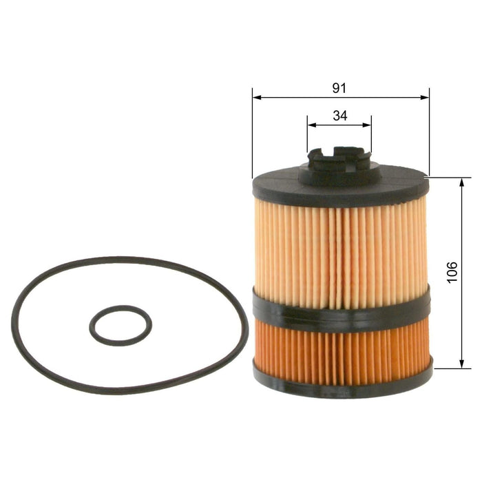 Genuine Bosch Car Oil Filter P9302 fits Saab 9-5 TiD - 3.0 - 01-05 1457429302