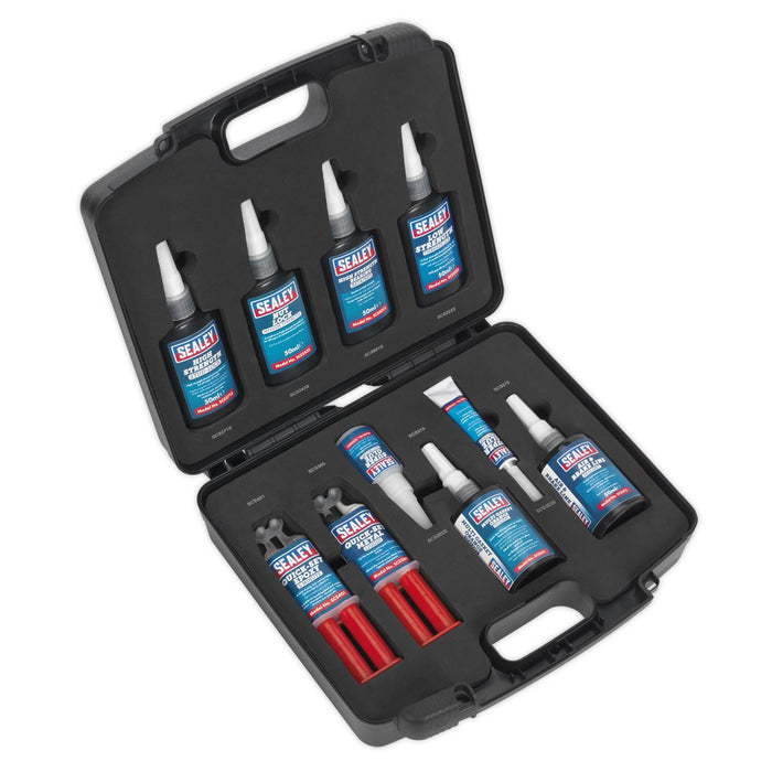 Sealey Adhesive & Sealant Kit 10pc SCSKIT1 Sealey  - Dynamic Drive