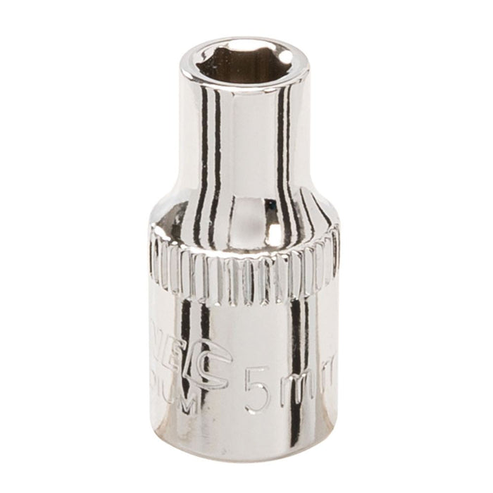 Silverline Socket 1/4" Drive 6pt Metric 5mm Silverline  - Dynamic Drive