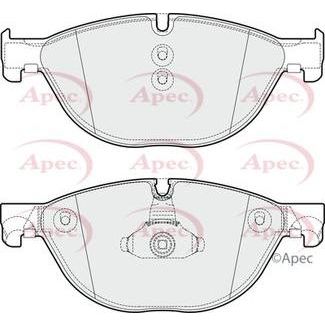 Apec Brake Pads Front Fits BMW 5 Series 6 7