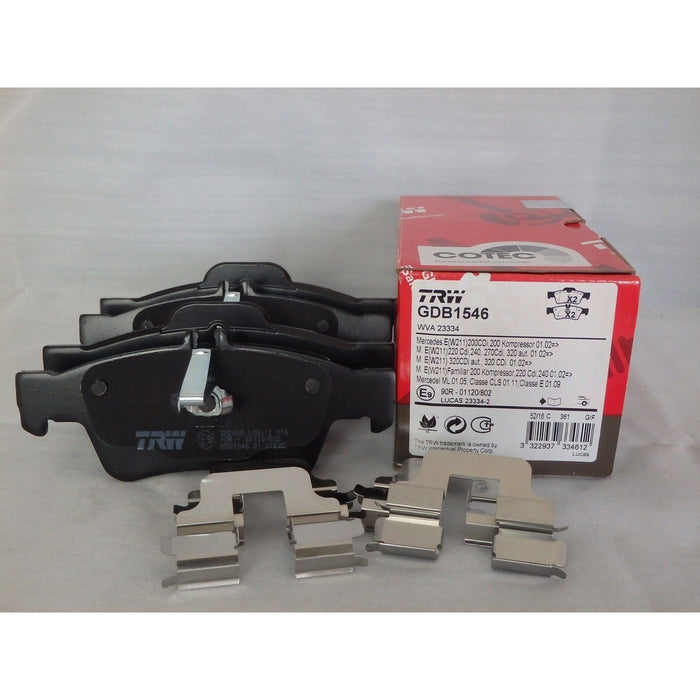 Genuine TRW Brake Pads (Rear) (R90) GDB1546 TRW  - Dynamic Drive