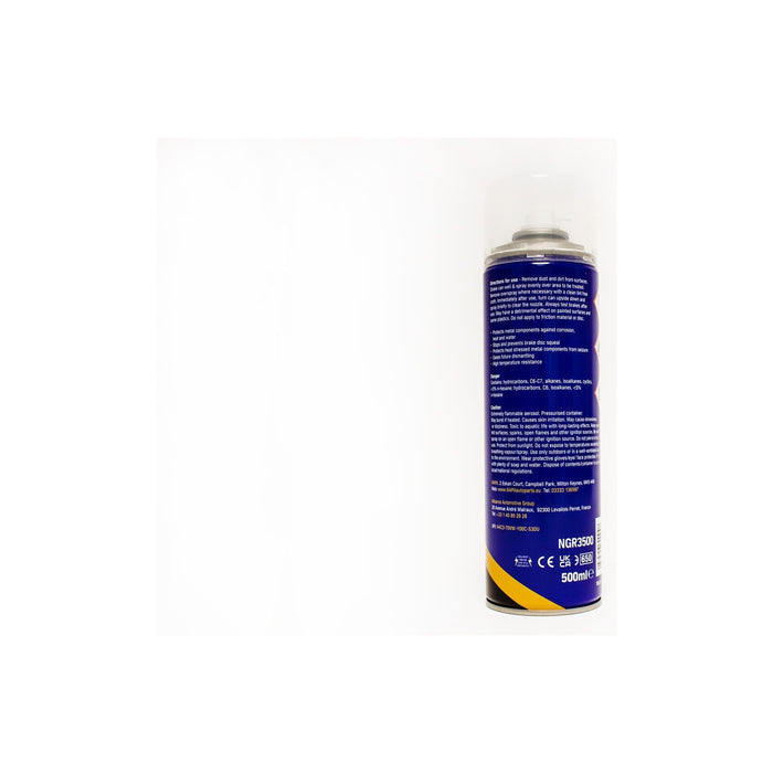 2x NAPA Copper Grease Spray Multi Purpose Anti Seize Compound Aerosol 500ml