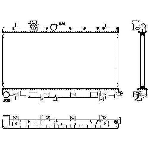 NRF Radiator 53038