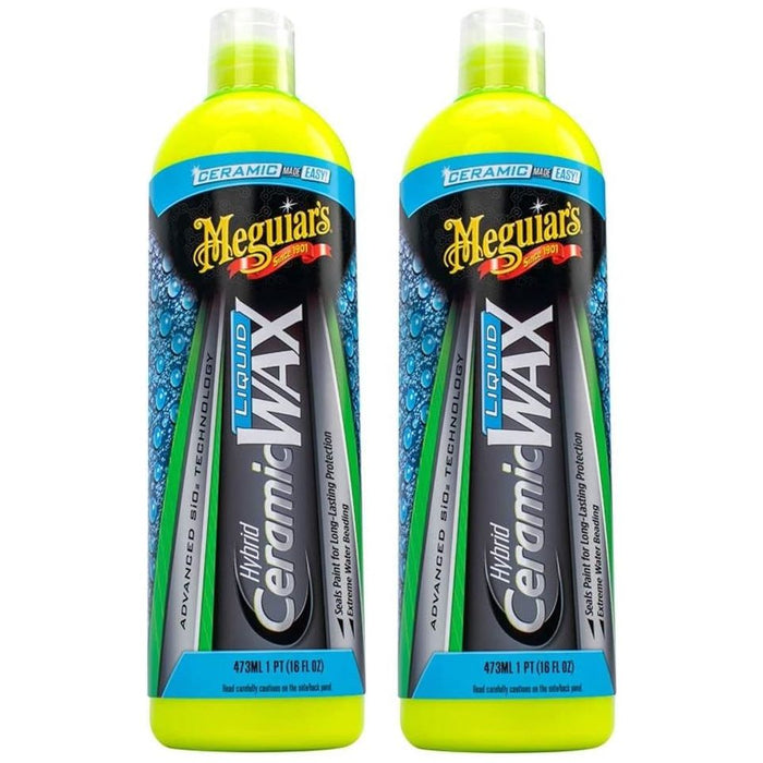 2x Meguiar's G200416EU Hybrid Ceramic Liquid Wax 473ml Meguiar's  - Dynamic Drive