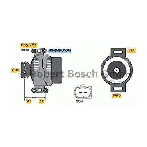 Bosch Reman Alternator 4724 0986047240