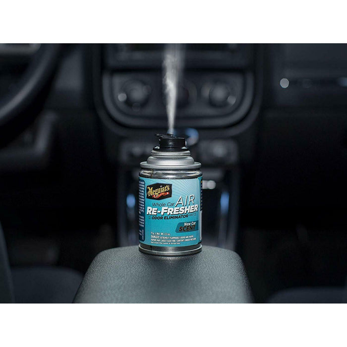 Meguiar's G16402EU Whole Car Air Re-Fresher Odor Eliminator New Car Scent 59ml