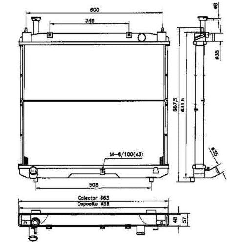 NRF Radiator 52068