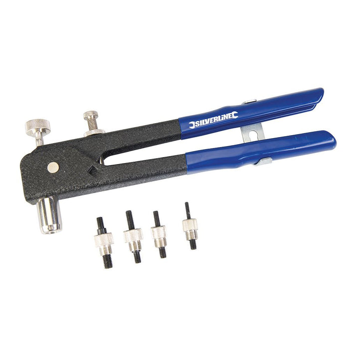 Silverline Threaded Rivet Nut Insert Tool Kit 86pce 3 - 8mm