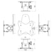 LCD TV Tilting Bracket (Wall Mount) for RVs Nova  - Dynamic Drive