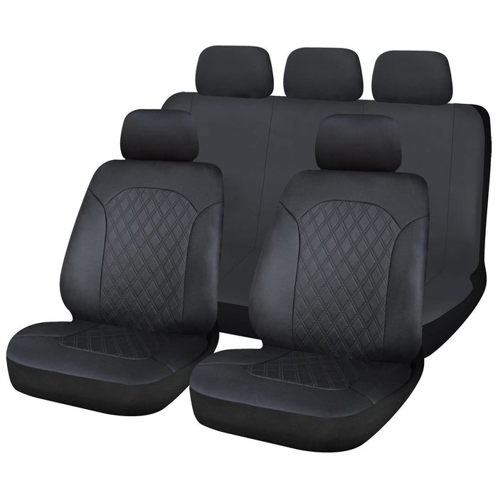 UKB4C Leatherette Full Set Front & Rear Car Seat Covers for Hyundai I800 UKB4C  - Dynamic Drive