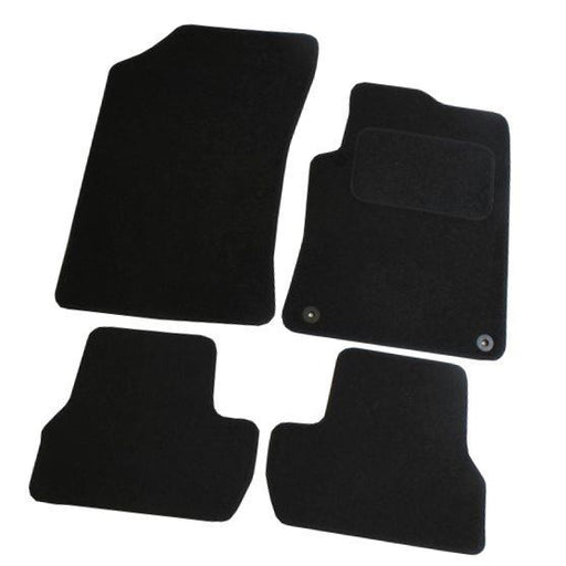 Fully Tailored Black Carpet Car Mats for Citroen C3 10> Set of 4 With 2 Clips UKB4C  - Dynamic Drive