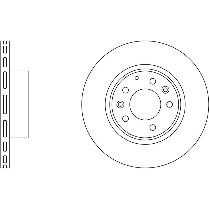 Apec Brake Disc Front Fits Mazda Rx7 Apec  - Dynamic Drive