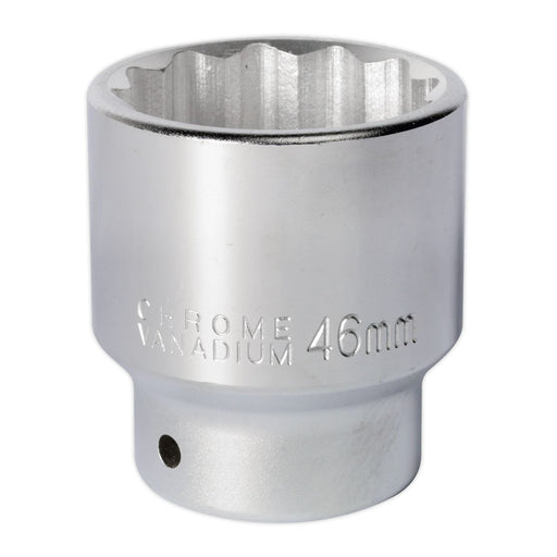 Sealey WallDrive Socket 46mm 3/4"Sq Drive S34/46 Sealey  - Dynamic Drive