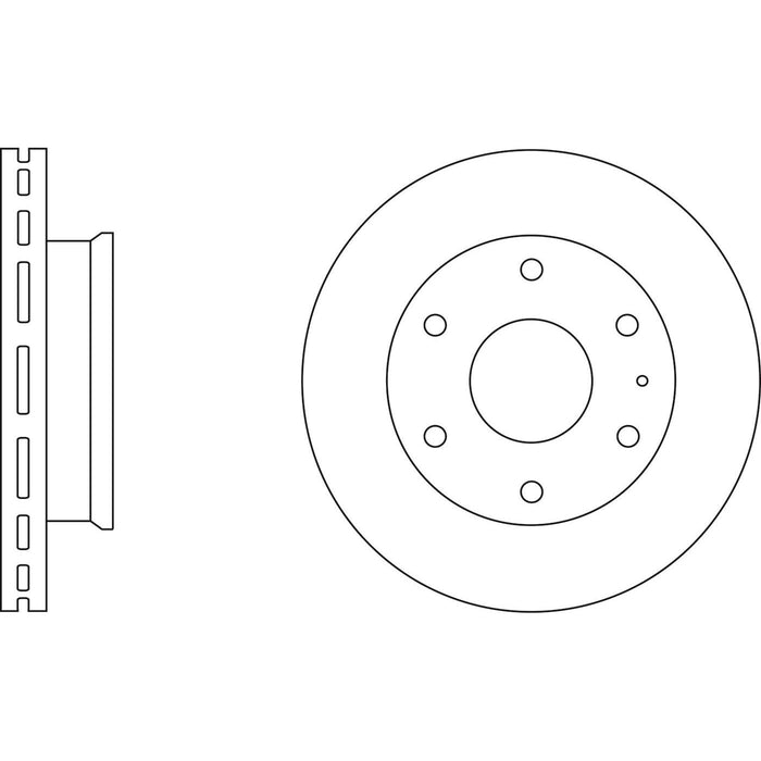 Genuine APEC Front Brake Discs & Pads Set Vented for Ford Ranger