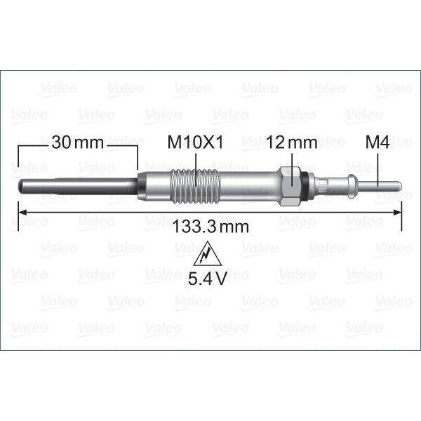 Genuine Valeo fits Glow Plug Kia Hyundai Valeo  - Dynamic Drive