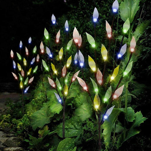 60 LED Branch Leaf Tree MULTI-COLOUR Solar Power Lights Outdoor Garden Path Streetwize  - Dynamic Drive