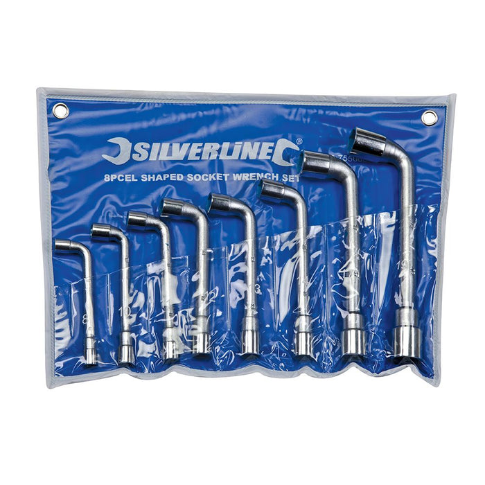 Silverline L-Shaped Socket Wrench Set 8pce 8 - 19mm 755060