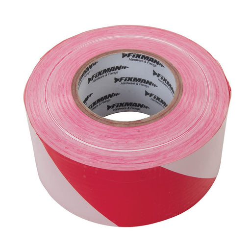 Fixman Barrier Tape 70mm x 500m Red/White Fixman  - Dynamic Drive