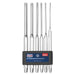 Sealey 6pc Long Style Parallel Pin Punch Set 200mm 3-10mm Diameter Sealey  - Dynamic Drive