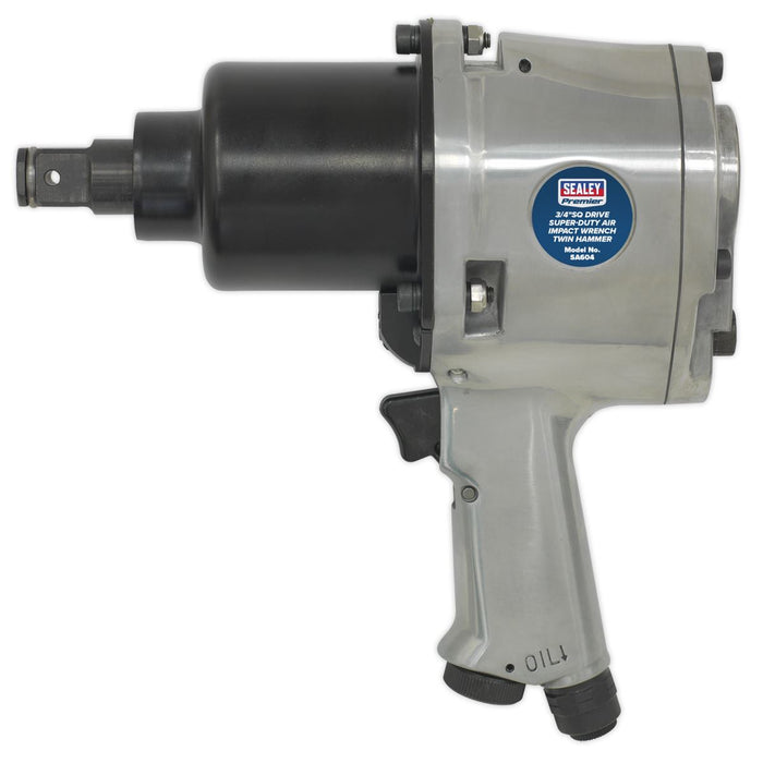 Sealey Air Impact Wrench 3/4"Sq Drive Super-Duty Heavy Twin Hammer SA604 Sealey  - Dynamic Drive