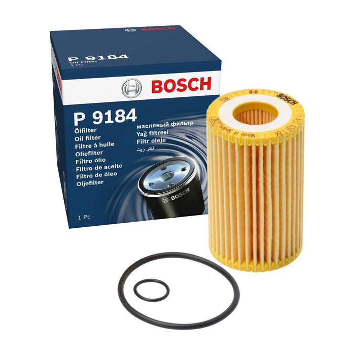 Genuine Bosch Car Oil Filter P9184 fits Renault Clio - 1.2 - 00-13 1457429184