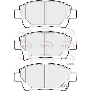 Apec Brake Pads Front Fits Aston Martin Cygnet Toyota Iq