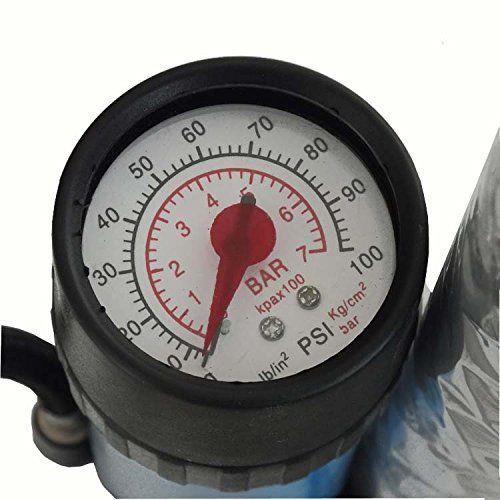 Bicycle Track Tyre Pump Presta Schrader With Pressure Gauge - Lifetime Guarantee