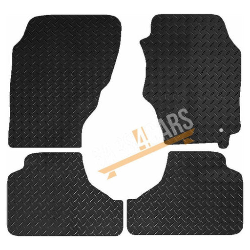 Tailored Rubber Car Mats Chrysler Cherokee 01-08 Liberty / Kj Set of 4 1 Clips UKB4C  - Dynamic Drive