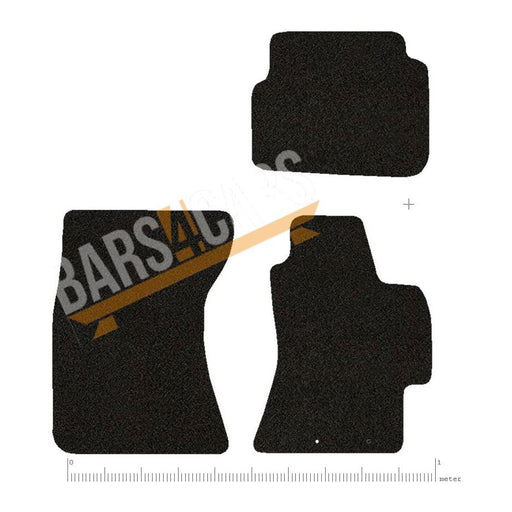 Tailored Carpet Car Mats for Subaru Impreza Hatch 07 ON Set of 4 With 2 Clips UKB4C  - Dynamic Drive