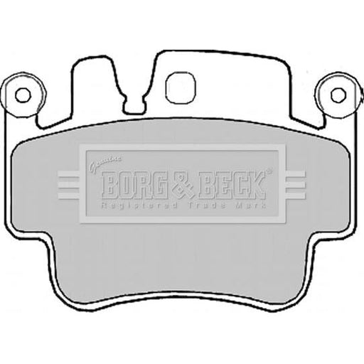 Genuine Borg & Beck Rear Brake Pads fits Porsche Boxster 11040809 BBP2202 Borg & Beck  - Dynamic Drive