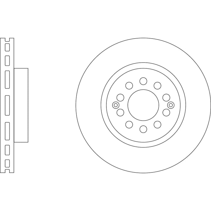 Genuine APEC Front Brake Disc & Pads Set Vented for MG MG ZS Apec  - Dynamic Drive